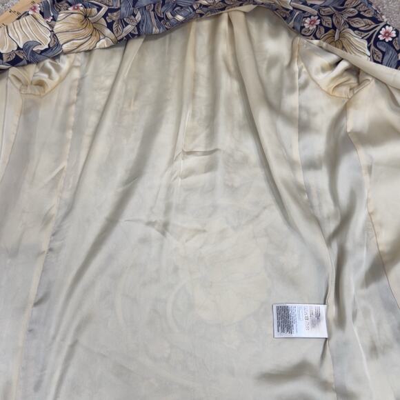 Morris & Co x H&M Sz. 2 Pimpernel Floral Art Nouveau Jacket Blazer - Picture 14 of 15
